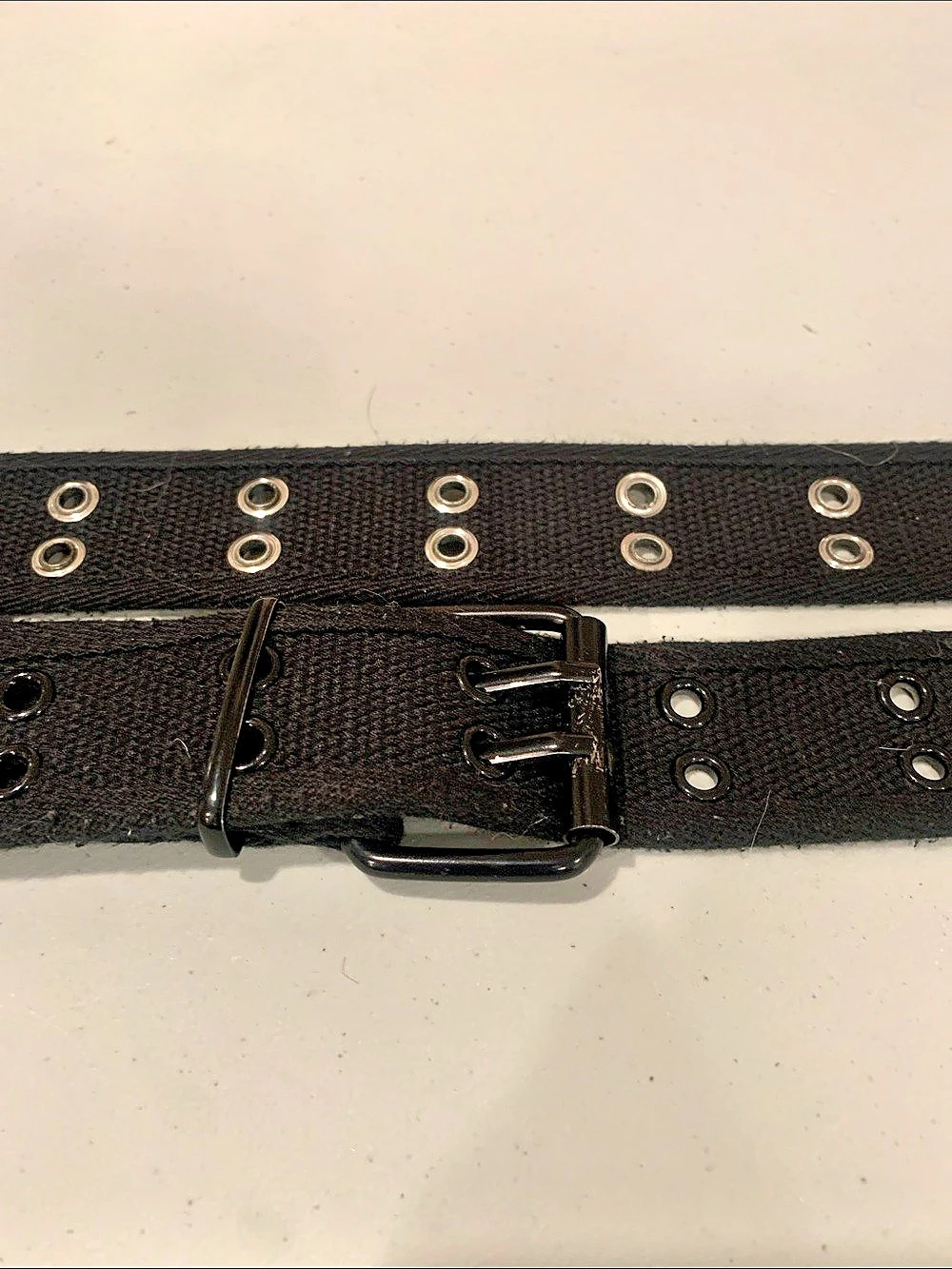 Torrid Double Grommet Polyester Belt Black Size 4
